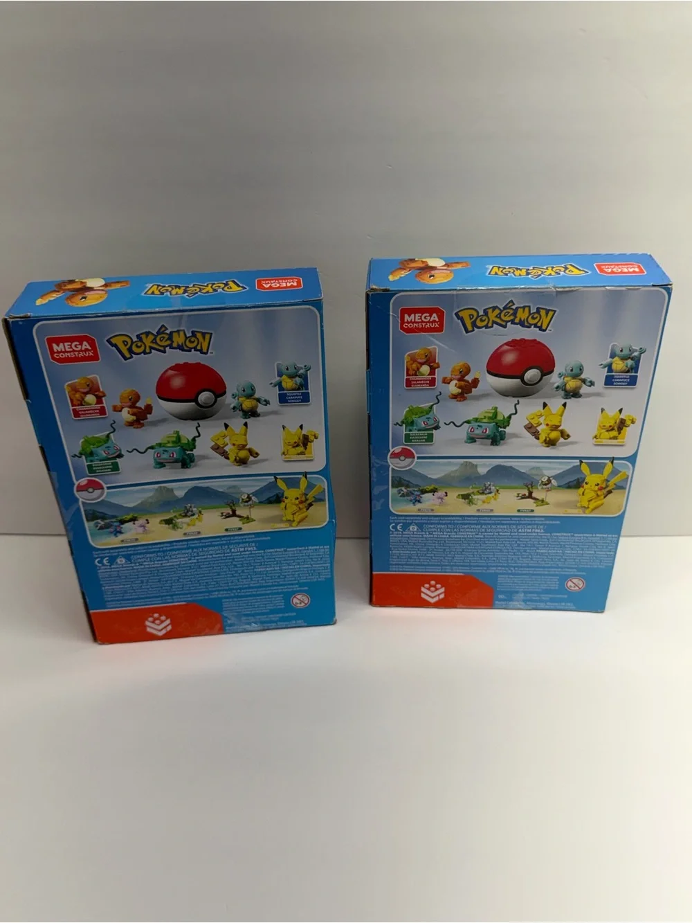 Mega Construx Pokémon Kanto Partners Building Set with Poké Ball (Blue/Red)